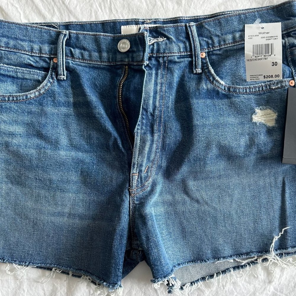 Brand New W/ Tags Mother Cut Off Jean Shorts